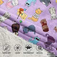 Load image into Gallery viewer, Karma Cat Blanket Hoodie
