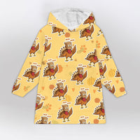 Load image into Gallery viewer, Turkey Cat Blanket Hoodie
