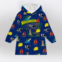Load image into Gallery viewer, Wisconsin Blanket Hoodie
