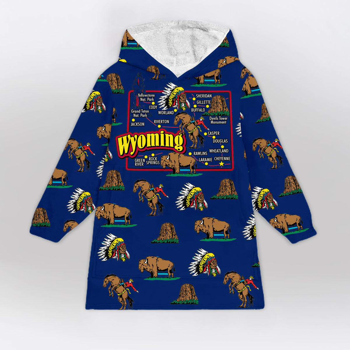 Wyoming Blanket Hoodie