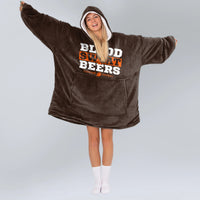 Load image into Gallery viewer, Blood Sweat &amp; Beer Blanket Hoodie
