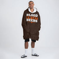 Load image into Gallery viewer, Blood Sweat &amp; Beer Blanket Hoodie
