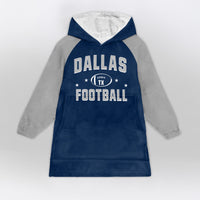 Load image into Gallery viewer, Dallas Football Blanket Hoodie
