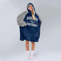 Load image into Gallery viewer, Dallas Football Blanket Hoodie
