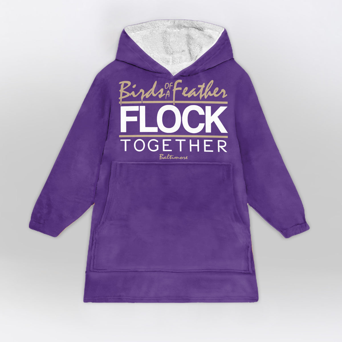 Flock Together Blanket Hoodie