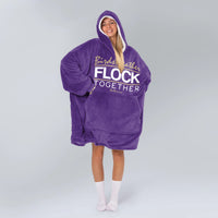 Load image into Gallery viewer, Flock Together Blanket Hoodie
