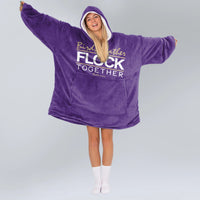 Load image into Gallery viewer, Flock Together Blanket Hoodie
