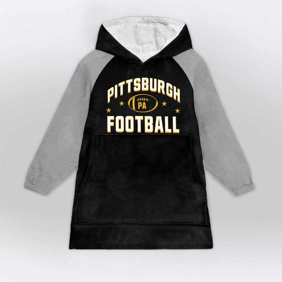 Pittsburgh Football Blanket Hoodie