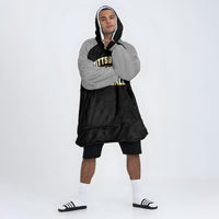 Load image into Gallery viewer, Pittsburgh Football Blanket Hoodie
