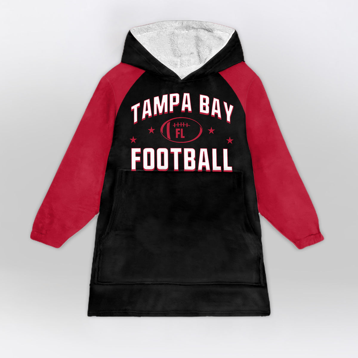 Tampa Bay Football Blanket Hoodie