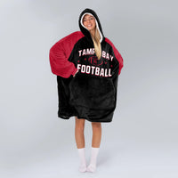 Load image into Gallery viewer, Tampa Bay Football Blanket Hoodie
