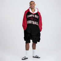 Load image into Gallery viewer, Tampa Bay Football Blanket Hoodie
