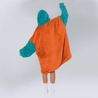 Load image into Gallery viewer, SUNDAYS ARE For The Fins Blanket Hoodie
