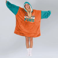 Load image into Gallery viewer, SUNDAYS ARE For The Fins Blanket Hoodie
