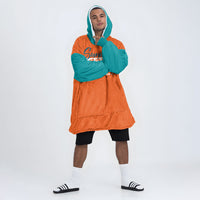 Load image into Gallery viewer, SUNDAYS ARE For The Fins Blanket Hoodie
