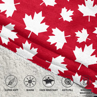 Load image into Gallery viewer, Maple Leaf Blanket Hoodie
