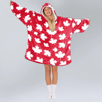 Load image into Gallery viewer, Maple Leaf Blanket Hoodie
