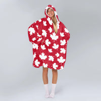 Load image into Gallery viewer, Maple Leaf Blanket Hoodie

