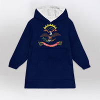 Load image into Gallery viewer, North Dakota Flag Blanket Hoodie
