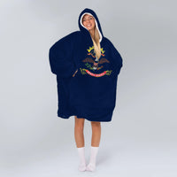 Load image into Gallery viewer, North Dakota Flag Blanket Hoodie
