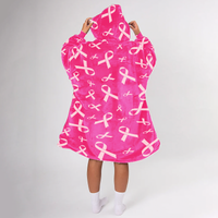 Load image into Gallery viewer, The Pink Ribbon Blanket Hoodie
