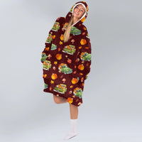 Load image into Gallery viewer, Harvest Festival Truck Blanket Hoodie
