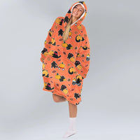 Load image into Gallery viewer, Rolling Cat Blanket Hoodie
