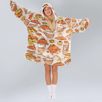 Load image into Gallery viewer, Cute Pumpkin Blanket Hoodie
