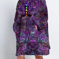 Load image into Gallery viewer, Seven Chakra Yoga Blanket Hoodie
