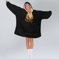 Load image into Gallery viewer, Sunflower Black - Dog Mom Wearable Blanket
