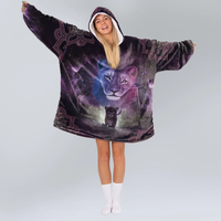 Load image into Gallery viewer, To My Daughter Lion Blanket Hoodie

