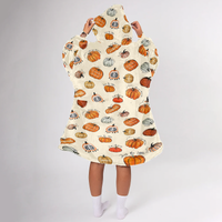 Load image into Gallery viewer, Pumpkin Blanket Hoodie
