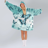 Load image into Gallery viewer, To My Daughter Butterfly Blanket Hoodie
