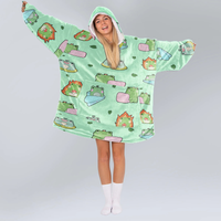 Load image into Gallery viewer, Froggy Blanket Hoodie
