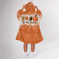 Load image into Gallery viewer, Tis The Season Blanket Hoodie
