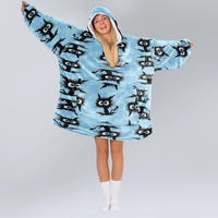 Load image into Gallery viewer, It&#39;s fine Cat Blanket Hoodie
