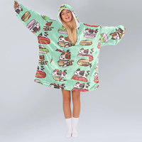 Load image into Gallery viewer, Meowcaron Blanket Hoodie

