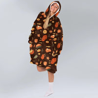 Load image into Gallery viewer, Thanksgiving Dinner Blanket Hoodie
