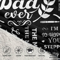 Load image into Gallery viewer, Best Bonus Dad Ever Wearable Blanket
