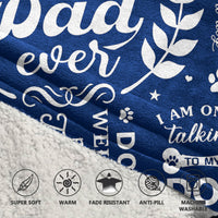 Load image into Gallery viewer, Best Dog Dad Ever Wearable Blanket
