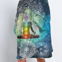 Load image into Gallery viewer, Chakra Yoga Blanket Hoodie
