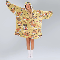 Load image into Gallery viewer, Red Fox Blanket Hoodie
