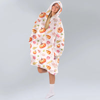 Load image into Gallery viewer, Fall Leaves Blanket Hoodie
