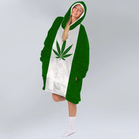 Load image into Gallery viewer, Canada Green Flag Blanket Hoodie
