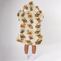 Load image into Gallery viewer, Fall Coffee Blanket Hoodie
