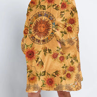 Load image into Gallery viewer, Yellow Sun and Moon Blanket Hoodie
