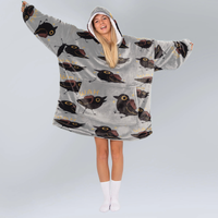 Load image into Gallery viewer, Walden the Crow Blanket Hoodie
