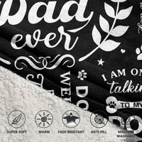 Load image into Gallery viewer, Best Dog Dad Ever Wearable Blanket
