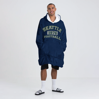 Load image into Gallery viewer, Seattle Football Blanket Hoodie
