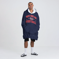 Load image into Gallery viewer, New England Football Blanket Hoodie
